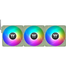 Thermaltake CT120 Ex Argb Sync Pc Soğutma Fanı | 120MM Argb Pwm Fanı | Matcha Yeşili | 3 Hayran Paketi
