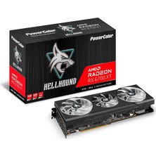 Powercolor Hellhound Amd Radeon Rx 6700 Xt Oyun Ekran Kartı, 12 GB Gddr6 Bellek, Amd Rdna 2, Ray Tracing, Pcı Express 4.0, HDMI 2.1, Amd Infinity Cache Axrx 6700XT 12GBD6-3DHL ile Güçlendirilmiştir