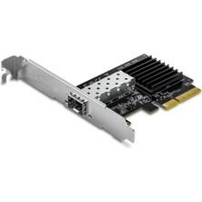 Trendnet, TEG-10GECSFP, 10 Gigabit Pcıe Sfp+ Ağ Adaptörü, Pcıe Yuvasını 10G Sfp+ Yuvasına Dönüştürür, 802.1Q'YU Destekler, Standart ve Düşük Kaliteli Ortam Dahildir