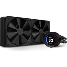 Nzxt Kraken Serisi - Aıo Cpu Sıvı Soğutucu - Özelleştirilebilir LCD Ekran - Yüksek Performanslı Fan - Intel® ve Amd® Soketleriyle Uyumlu - Elite 280 - Siyah