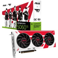 Asus T1 Geforce Rtx™ 5060 Ti 8 GB Gddr7 Ekran Kartı (Pcıe® 5.0, 8 GB Gddr7, Hdmı®/dp 2.1, 2,5 Yuvalı, Eksenel Teknolojili Fanlar, Çift Bıos)