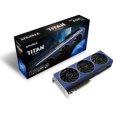 Sparkle Intel Arc A750 Titan Oc Edition Ddr6 HDMI 2200MHZ 8gb Üçlü Fan Ekran Kartı - Mavi