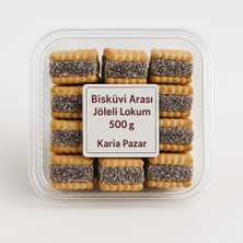 Karia Bisküvi Arası Jöleli Lokum 500 g | Tatlı İkramlık