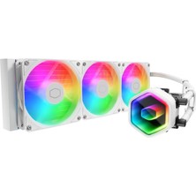 Cooler Master Masterliquid 360 Core Iı Sıvı Soğutma - 360 mm Aıo Sıvı Soğutma Sistemi (Maks. 280 W Tdp), Gr9 Çift Odacıklı Pompa, Geliştirilmiş Argb Gen 2 Fanlar, Hızlı Kurulumlu Amd ve Intel Kitleri