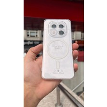 İzel Aksesuar Redmi Note 14 Pro 4g Sert Pc Sararmaz Magsafe Şeffaf Kılıf