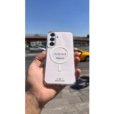 İzel Aksesuar Samsung Galaxy S26 Fe Sert Pc Sararmaz Magsafe Şeffaf Kılıf