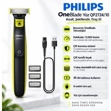 Philips QP2724/10 Oneblade Yüz Şekillendirici
