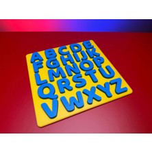Bezos 3D Baskı A-Z Büyük Harf Alfabe Puzzle - 26 Parçalı Eğitim Seti