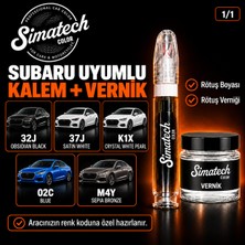 Simatechcolor Subaru Uyumlu 02C Blue Kalem Çizik Giderici