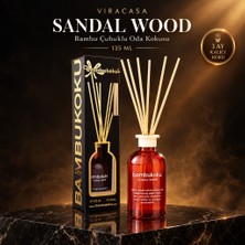 Viracasa Sandal Wood Bambu Çubuklu Oda Kokusu 135 ml | Sandal Ağacı, Odunsu ve Amber - Rahatlatıcı