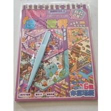 Modellino Cımbızlı A5 Spiralli Defter Minyatür 6 Sticker & 6 Platform Karton 12 Sayfa