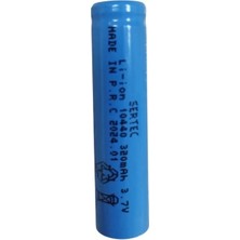 Raftan Topla Sertec 3.7V Li-Ion 10440 - 320 Mah 1c Şarjlı Pil