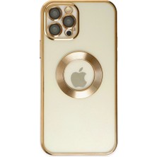 Raftan Topla Iphone 12 Pro Kılıf Slot Silikon - Gold