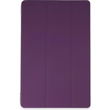 Veraura Lifestyle Apple iPad Pro 13 (2024) Kılıf Tablet Smart Kılıf - Mor