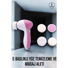 Veraura Lifestyle Taşınabilir Yüz Tezleme Cihazı Masaj, Peeling, Tezlik 5 Başlıklı