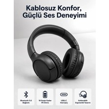 Veraura Lifestyle 2025 Model Kulak Üstü Bluetooth Hoparlör Anc Özellikli