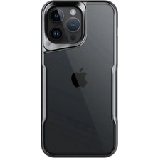 Veraura Lifestyle Apple iPhone 15 Pro Max Kılıf Boyi Silikon Kapak - Titan Gri
