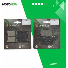 MOTONUM Arora Zrx 200 Ön ve Arka Fren Balata Takımı Brenta MTN6653