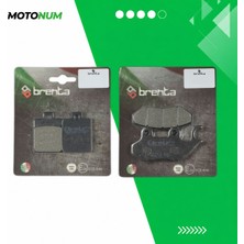 MOTONUM Sym Jet 14 200 Ön ve Arka Fren Balata Takımı Brenta MTN6687
