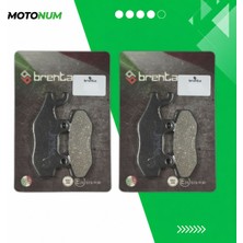 MOTONUM Kawasaki Ex 300 Ninja Ön ve Arka Fren Balata Takımı Brenta MTN6651