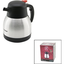 Veraura Lifestyle 1lt 304 Çelik Termos Inox Serisi 12 Saat Sıcak - 24 Saat Soğuk Çift Contalı Kapak CKR-2035