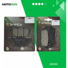 MOTONUM Honda Nc 750 D Integra Dct Abs Ön ve Arka Fren Balata Takımı Brenta MTN6362