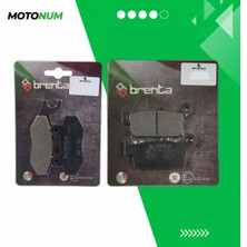 MOTONUM Kawasaki Klx 250 (2001 2020) Ön ve Arka Fren Balata Takımı Brenta MTN6441