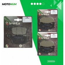 MOTONUM Yamaha Fz 6 Fazer Ön ve Arka Fren Balata Takımı Brenta MTN6432