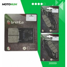 MOTONUM Suzuki Gsx 600 F (1998 2006) Ön ve Arka Fren Balata Takımı Brenta MTN6471