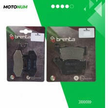 MOTONUM Husqvarna Cr 125 (1995 2004) Ön ve Arka Fren Balata Takımı Brenta MTN6440