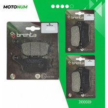 MOTONUM Honda Cbf 600 S (2004 2010) Ön ve Arka Fren Balata Takımı Brenta MTN6430