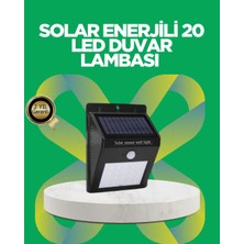 Veraura Lifestyle Solar Enerjili 20 LED Hareket Sensörlü Duvar Lambası