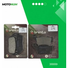 MOTONUM Yamaha Wr 125 R Ön ve Arka Fren Balata Takımı Brenta MTN6453