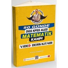TeknoKapsül 50 Günde Dgs - Kpss - Ales Matematik Kampı Video Ders Kitabı