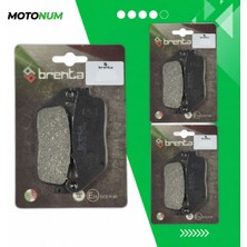 MOTONUM Kymco Xciting 500 I R Ön ve Arka Fren Balata Takımı Brenta MTN6449