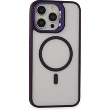 Veraura Lifestyle Joko Apple iPhone 14 Pro Kılıf Roblox Lens Magsafe Standlı Kapak - Derin Mor