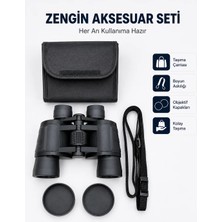 Veraura Lifestyle 20X Büyütmeli Profesyonel Dürbün | Hd Optik Lens Taşıma Çantalı ve Boyun Askılı