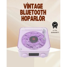 Veraura Lifestyle Retro Pikap Hoparlör – Şarjlı Kablosuz Projektör ve Gece Lambası
