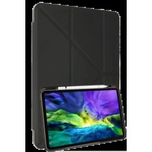 Veraura Lifestyle Apple iPad 10.2 (8.nesil) Kılıf Kalemlikli Mars Tablet Kılıfı - Koyu Gri