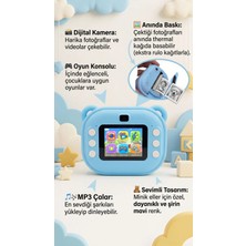 Çocuklar Için Anında Fotoğraf Baskılı Şipşak Mini Kamera - 32 GB Hafıza Kartlı, Müzikli, Oyunlu ve Taşıma Ipli Fotoğraf Makinesi