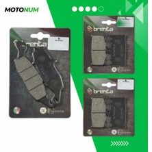 MOTONUM Kawasaki Vn 1700 Voyager Ön ve Arka Fren Balata Takımı Brenta MTN6272