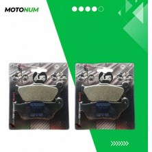 MOTONUM Yamaha x Max 250 (2005 2009) Abs Siz Ön ve Arka Fren Balata Takımı Rms MTN2483