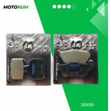 MOTONUM Yamaha Majesty 180 Ön ve Arka Fren Balata Takımı Rms MTN2496