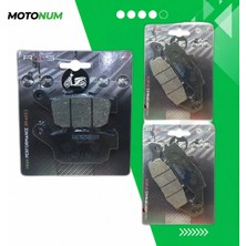 MOTONUM Suzuki Sfv 650 Gladius Ön ve Arka Fren Balata Takımı Rms MTN2207