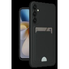 Veraura Lifestyle Samsung Galaxy A16 5g Kılıf Kelvin Kartvizitli Silikon - Siyah