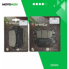 MOTONUM Honda Adv 350 Ön ve Arka Fren Balata Takımı Brenta MTN6245
