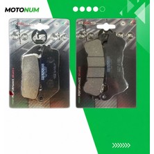 MOTONUM Honda Vfr 800 x Crossrunner (2011 2014) Ön ve Arka Fren Balata Takımı Rms MTN2231