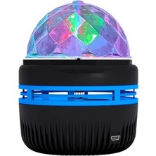 Veraura Lifestyle Ledx YQX-6888 Mini Usb’li 3 Watt Şarjlı Sihirli Rgb LED Disko Topu
