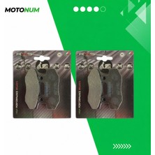 MOTONUM Hyosung Gv 250 Efi Ön ve Arka Fren Balata Takımı Rms MTN2288