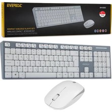 Veraura Lifestyle Everest KM-6063 Q Multimedya Kablosuz Klavye - Mouse Set